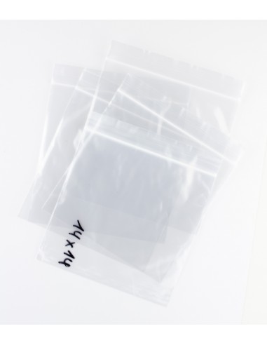 Bolsas con Autocierre Zip transparentes de 14 x 14 cm