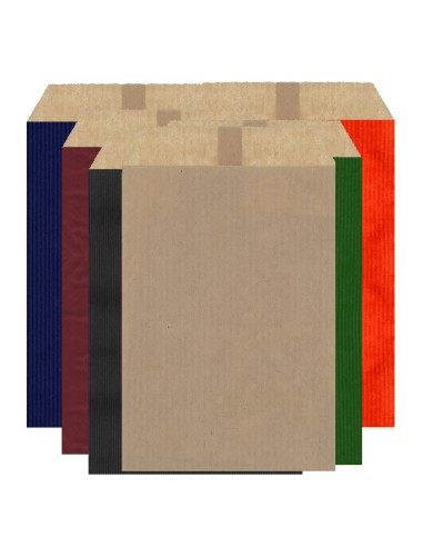 Sobres de Papel de Colores en 8 x 12 cm + 2 cm, de Solapa e interior Kraft Marrón