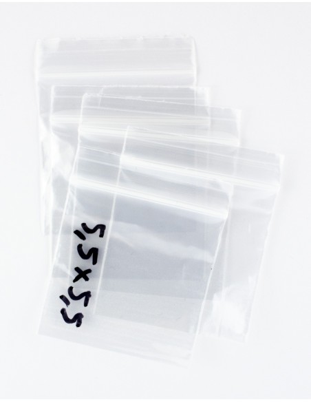 Bolsas con Autocierre Zip transparentes de 5´5 x 5´5 cm