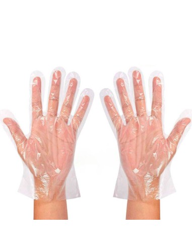 Guantes de Plastico Transparentes