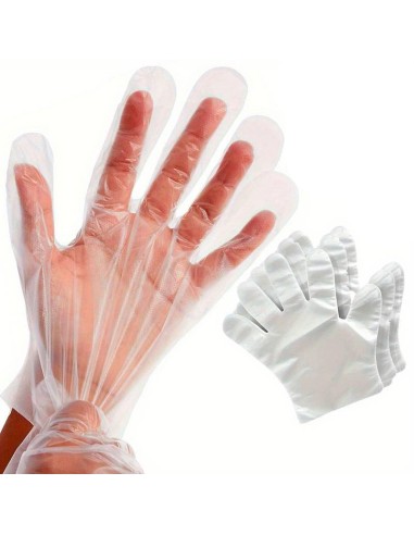 Guantes de Plastico Transparentes