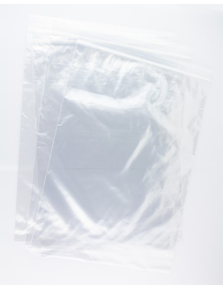 Bolsas con Autocierre Zip transparentes de 25 x 35 cm