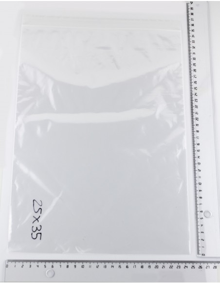 Bolsas con Autocierre Zip transparentes de 25 x 35 cm