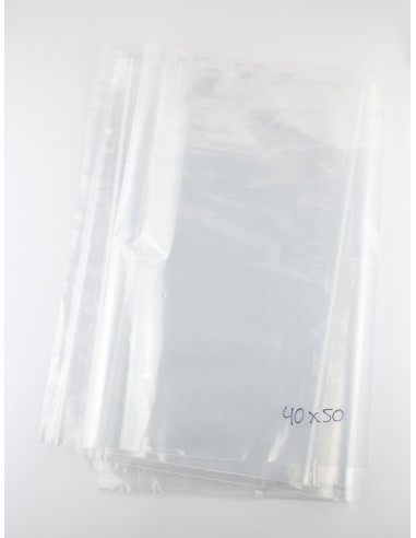 Bolsas con Autocierre Zip transparentes de 40 x 50 cm