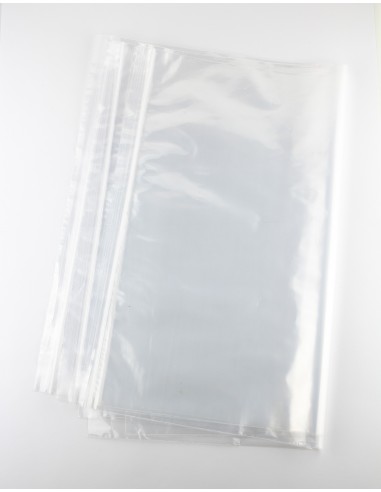 Bolsas con Autocierre Zip transparentes de 50 x 65 cm