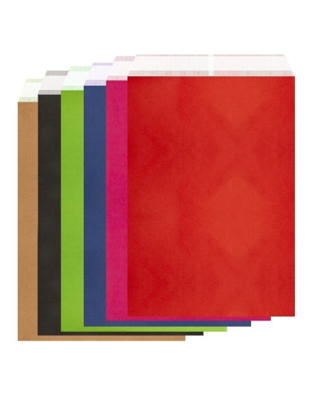 Sobres Papel Regalo de Colore de 32 x 26 cm + 4 de Solapa, Cierre Autoadhesivo