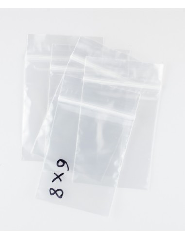 Bolsas con Autocierre Zip transparentes de 6 x 8 cm
