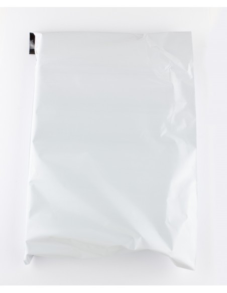 Sobres Plástico Opaco para  Envíos de Mensajería de 22´5 x 31 cm, + 4 cm de Solapa Adhesiva