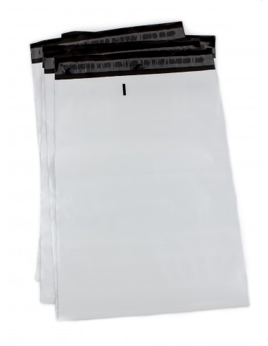 Sobres Plástico Opaco para  Envíos de Mensajería de 25 x 35 cm, + 4 cm de Solapa Adhesiva