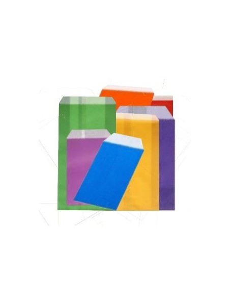 Sobres de Papel de Colores en 10 x 15.5 cm + 2 cm de Solapa con Interior Kraft Blanco