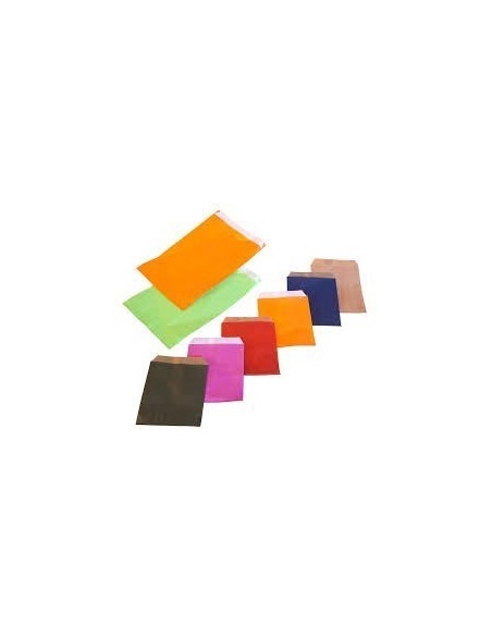 Sobres de Papel de Colores en 17 x 21.5 cm + 2 cm, de Solapa e Interior Kraft Blanco