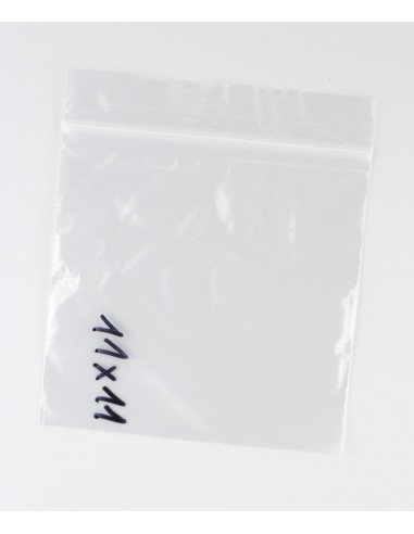 Bolsas con Autocierre Zip transparentes de 11 x 11 cm